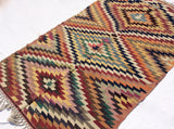 Colorful Turkish Kilim rug, 7 x 4,3 feet - Sophie's Bazaar - 5