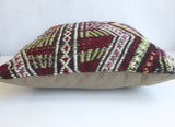 Colorful Ethnic Kilim Pillow Cover - Sophie's Bazaar - 4