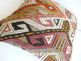 Cicim Pillow Cover with Colorful Ethnic design - Sophie's Bazaar - 5