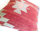 Terracotta Kilim Pillow Cover with Ethnic design - Sophie's Bazaar - 5
