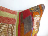 Colorful Patchwork Kilim Pillow Cover - Sophie's Bazaar - 3