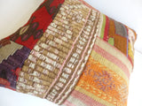 Colorful Patchwork Kilim Pillow Cover - Sophie's Bazaar - 5
