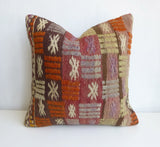 Embroidered Bohemian Kilim Pillow Cover - Sophie's Bazaar - 2