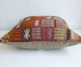 Embroidered Bohemian Kilim Pillow Cover - Sophie's Bazaar - 4