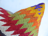 Colorful Chevron Kilim Pillow Cover - Sophie's Bazaar - 2