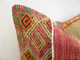 Rustic Kilim Pillow case with Large stripes, 40cm / 16' - Sophie's Bazaar - 4