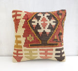 Amazing kilim throw pillow with rich design and colors - Sophie's Bazaar - 2