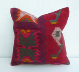 Red Kilim Pillow cover - Sophie's Bazaar - 1