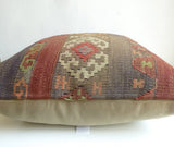 Large 20' Tribal Kilim Floor Pillow 50x50 cm - Sophie's Bazaar - 5