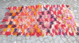 Small colorful Angora Tülü Rug, 5,6 x 3 feet - Sophie's Bazaar - 2