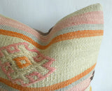Pastel Kilim Throw Pillow - Sophie's Bazaar - 3