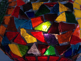 Very Colorful & Exotic Swan neck Mosaic Lamp - Sophie's Bazaar - 4