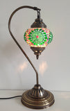 Swan neck Turkish Mosaic Lamp - Sophie's Bazaar - 1