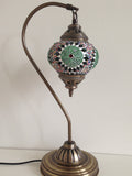 Swan neck Turkish Mosaic Lamp - Sophie's Bazaar - 2