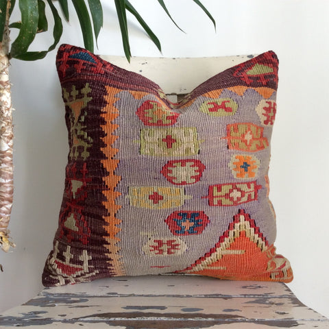 Ethnic Colorful Decorative Kilim Pillow - Sophie's Bazaar - 1